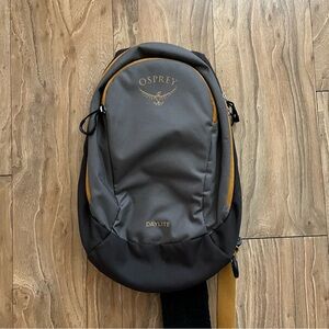 OSPREY Gray and Gold Sling Bag